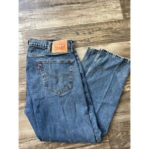 Levi 505 Straight Leg jeans Size‎ 38x30 Red Label Medium Wash Classic Levi's